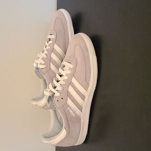 Adidas Samba women's sneakers size 8.5 grey and white